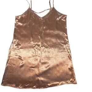 Love J Pink Satin Spaghetti Strap Mini Dress - XL Dressy Strappy Sexy